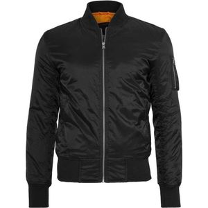 Urban Classics - Basic Bomber Jacket - Herenjas - Zwart - 1 stuk