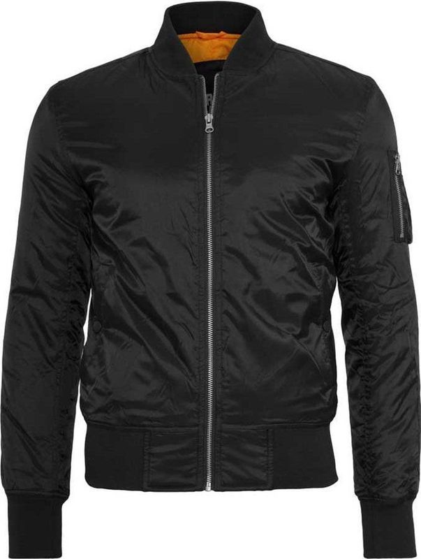 Urban Classics - Basic Bomber Jacket - Herenjas - Zwart - 1 stuk