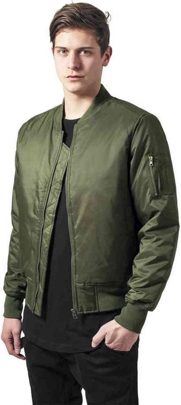 Urban Classics Basic Bomber jacket Groen