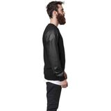 Urban Classics - Raglan Crew T-shirt - Zwart - Katoen/Polyester