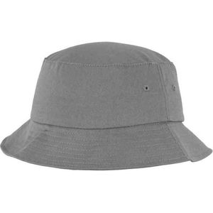 Flexfit - Flexfit Cotton Twill Bucket Hat grey one size Hoed - Vissershoed - Grijs