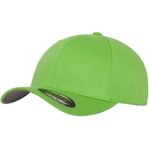 Flexfit Wooly Combed Baseball Cap Unisex, fris groen, XS-S