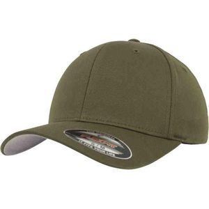 Flexfit - Wooly Combed - Baseballcap - Zwart - Hard Buckram - Uniseks