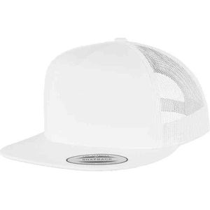 Flexfit - Classic Trucker white one size Trucker pet - Wit