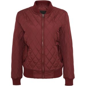 URBAN CLASSICS - Diamond Parka - Winterjas - Zwart - Polyester