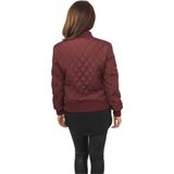 URBAN CLASSICS - Diamond Parka - Winterjas - Zwart - Polyester