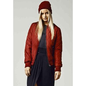 URBAN CLASSICS - Diamond Parka - Winterjas - Zwart - Polyester