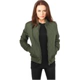 Urban Classics - Diamond Quilt Nylon Jacket - Groen