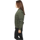 Urban Classics - Diamond Quilt Nylon Jacket - Groen