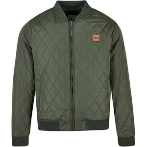 Urban Classics - Gewatteerde Jas - Bomberjack - Zwart - Nylon - 16 Zakken