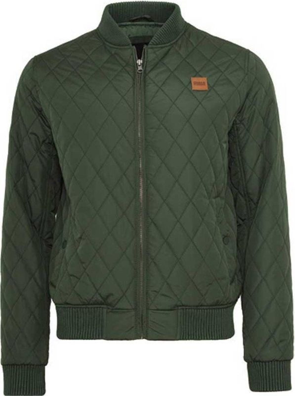 Urban Classics - Gewatteerde Jas - Bomberjack - Zwart - Nylon - 16 Zakken