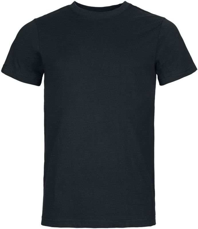 Build your Brand T-Shirt Round Neck BY004 - Black