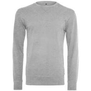 Build your Brand - Light Crew Sweatshirt - Heather Grey - Lichtgewicht