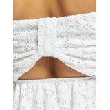 Jerseyjurken - Kanten Jurk - Zwart - Nylon/Elasthan/Viskose