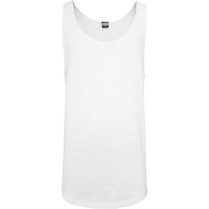 Klassieke Tanktop - Losse Pasvorm - Open Randen - Afgeronde Zoom