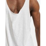 Klassieke Tanktop - Losse Pasvorm - Open Randen - Afgeronde Zoom