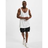 Klassieke Tanktop - Losse Pasvorm - Open Randen - Afgeronde Zoom