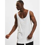 Klassieke Tanktop - Losse Pasvorm - Open Randen - Afgeronde Zoom