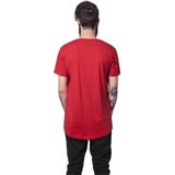 Urban Classics - Lange T-shirt - Vuurrood - 1 stuk - Katoen
