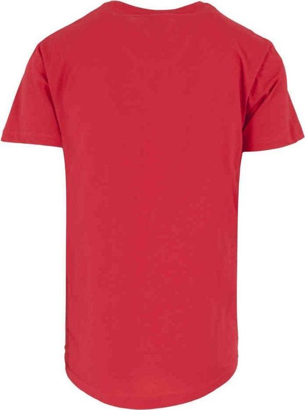 Urban Classics - Lange T-shirt - Vuurrood - 1 stuk - Katoen