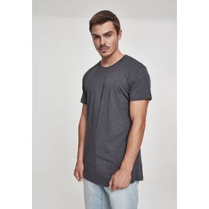Urban Classics - Shaped Long Heren T-shirt Grijs