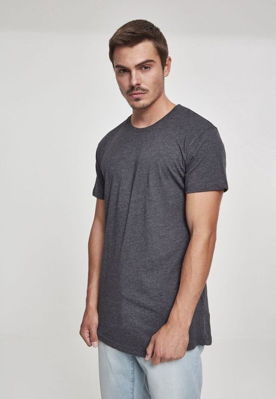 Urban Classics - Shaped Long Heren T-shirt Grijs