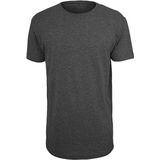 Build Your Brand Heren Shaped Long Tee T-Shirt