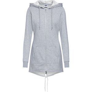 Urban Classics Sweat Parka Vest met capuchon Grijs