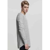 Urban Classics - Long Shaped Fashion Longsleeve shirt - Grijs