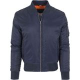 Urban Classics - Basic Bomber - Herenjas - Marineblauw - 1 stuk
