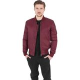 Urban Classics Basic Bomber jacket Rood