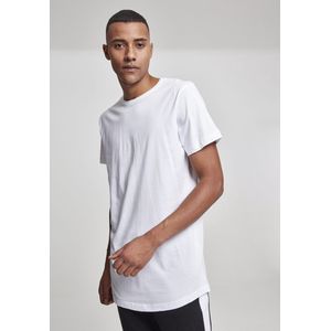 Urban Classics - Shaped Long Heren T-shirt - Wit