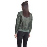 Urban Classics Damen Bomber Jacke Ladies Basic Bomber Jacket Olive
