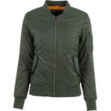 Urban Classics Damen Bomber Jacke Ladies Basic Bomber Jacket Olive