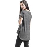 Urban Classics - Shaped Spray Dye Shirt - Grijs