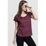 Urban Classics - Shaped Spray Dye Shirt - Rood