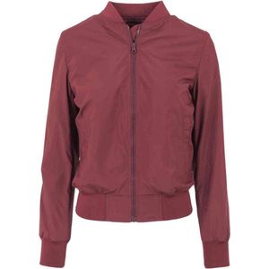 Urban Classics - Light Bomber Jacket - Rood - Bomberjack voor Dames