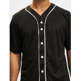 Urban Classics - Overhemd - Zwart/Wit - Baseball