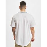 Urban Classics - Heren Baseball Jersey - Casual Sportshirt - Wit - 100% Polyester