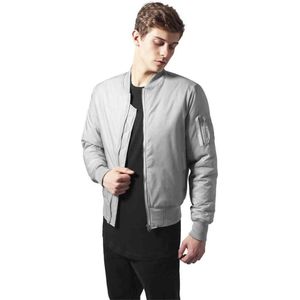 Urban Classics Bomber Jacke Basic Bomber Jacket Heather Grey