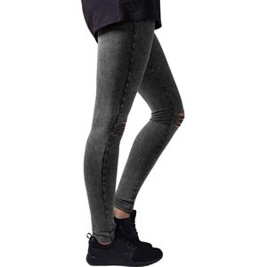 Urban Classics - Cutted Legging - Gescheurde knee - Zwart