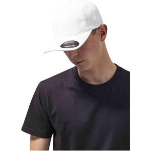 Flexfit Uniseks kledingstuk Washed Cotton Dad Hat caps, wit, L/XL
