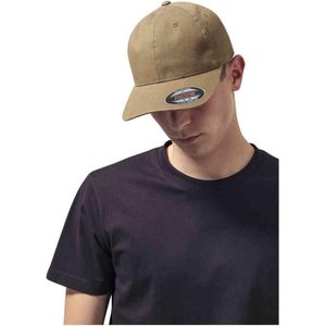 Urban Classics - Garment Washed Dad Flexfit pet - S/M - Beige