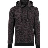 Urban Classics Sweat Camo Bomber Hoody dark camo