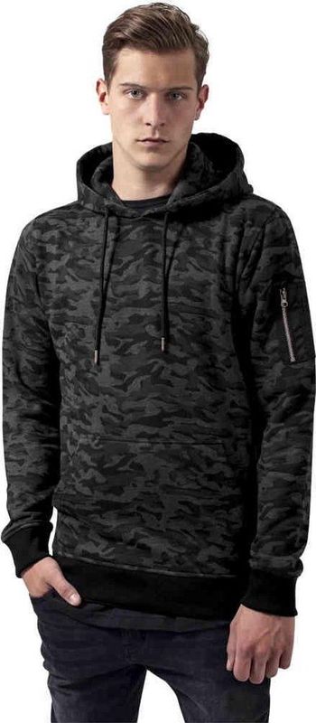 Urban Classics Sweat Camo Bomber Hoody dark camo