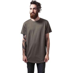Urban Classics - T-shirt - Olijfgroen - Katoen - Korte Mouwen