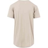 Urban Classics - Shaped Long Heren T-shirt Creme