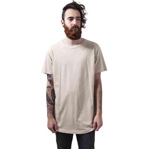 Urban Classics - Shaped Long Heren T-shirt Creme