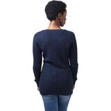 Trui - Effen - Lange Mouw - Normale Pasvorm - Geribbelde Kraag