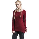 Urban Classics - Long Widenecker - Gebreide Trui - Bordeaux